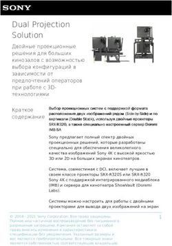 Dual Projection Solution - pro.sony