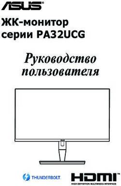 Руководство пользователя - ЖК-монитор серии PA32UCG - ASUS