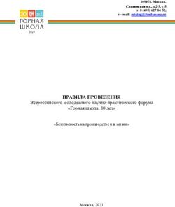 ПРАВИЛА ПРОВЕДЕНИЯ Всероссийского молодежного научно-практического форума "Горная школа. 10 лет"