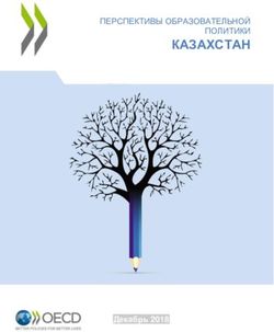 КАЗАХСТАН ПЕРСПЕКТИВЫ ОБРАЗОВАТЕЛЬНОЙ ПОЛИТИКИ - Декабрь 2018 - OECD.org