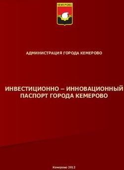 ИНВЕСТИЦИОННО - ИННОВАЦИОННЫЙ ПАСПОРТ ГОРОДА КЕМЕРОВО - АДМИНИСТРАЦИЯ ГОРОДА КЕМЕРОВО - Kemerovo.ru