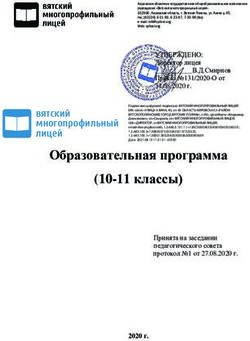 Образовательная программа (10-11 классы)