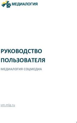 РУКОВОДСТВО ПОЛЬЗОВАТЕЛЯ - МЕДИАЛОГИЯ СОЦМЕДИА sm.mlg.ru - Медиалогия