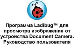 Программа Ladibug для просмотра изображения от устройства Document Camera. Руководство пользователя