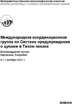Международная координационная группа по Системе предупреждения о цунами в Тихом океане - Восемнадцатая сессия Картахена, Колумбия 8-11 октября 2001 г.