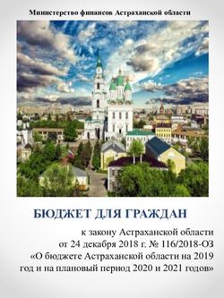 БЮДЖЕТ ДЛЯ ГРАЖДАН к закону Астраханской области от 24 декабря 2018 г. 116/2018-ОЗ "О бюджете Астраханской области на 2019 год и на плановый ...