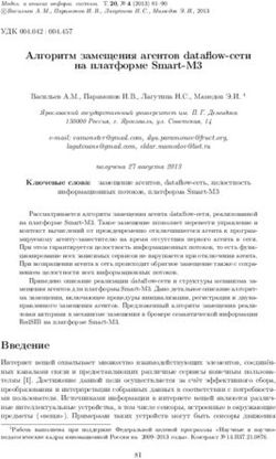 Алгоритм замещения агентов dataflow-сети на платформе Smart-M3