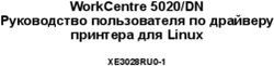 WorkCentre 5020/DN Руководство пользователя по драйверу принтера для Linux - XE3028RU0-1