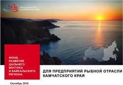 ДЛЯ ПРЕДПРИЯТИЙ РЫБНОЙ ОТРАСЛИ КАМЧАТСКОГО КРАЯ - Сентябрь 2016 - Правительство Камчатского края