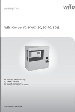Wilo-Control SC-HVAC (SC, SC-FC, SCe) - Pioneering for You - sv Monterings- och skötselanvisning fi Asennus- ja käyttöohje pl ru Инструкция по ...