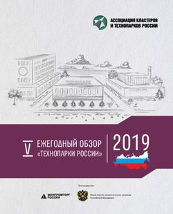 2019 ЕЖЕГОДНЫЙ ОБЗОР "ТЕХНОПАРКИ РОССИИ"